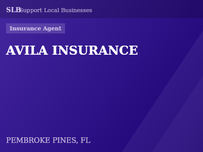 AVILA INSURANCE — Insurance Agent in PEMBROKE PINES, FL