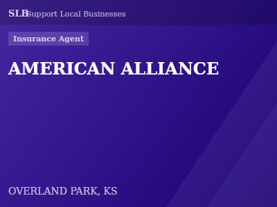 AMERICAN ALLIANCE — Insurance Agent in OVERLAND PARK, KS