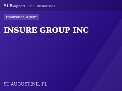 INSURE GROUP INC — Insurance Agent in ST AUGUSTINE, FL