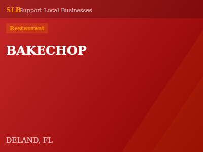 BAKECHOP — Restaurant in DELAND, FL