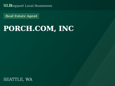 PORCH.COM, INC — Real Estate Agent in SEATTLE, WA