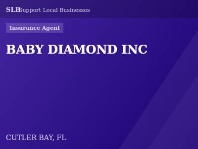 BABY DIAMOND INC — Insurance Agent in CUTLER BAY, FL