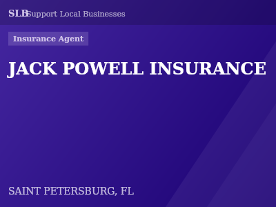 JACK POWELL INSURANCE — Insurance Agent in SAINT PETERSBURG, FL
