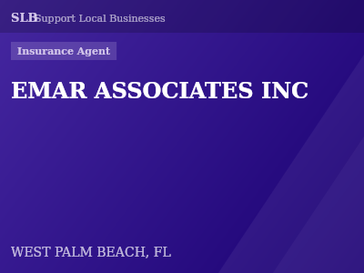 EMAR ASSOCIATES INC — Insurance Agent in WEST PALM BEACH, FL