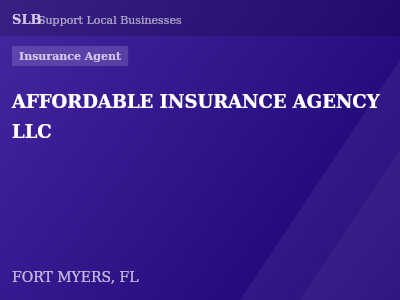 AFFORDABLE INSURANCE AGENCY LLC — Insurance Agent in FORT MYERS, FL