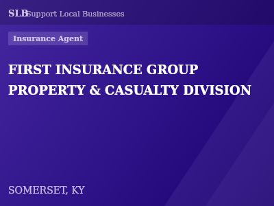 FIRST INSURANCE GROUP PROPERTY & CASUALTY DIVISION — Insurance Agent in SOMERSET, KY