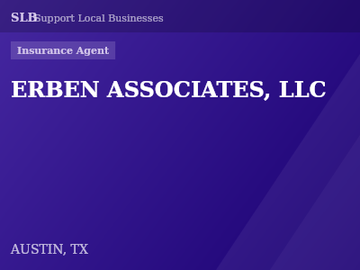 ERBEN ASSOCIATES, LLC — Insurance Agent in AUSTIN, TX