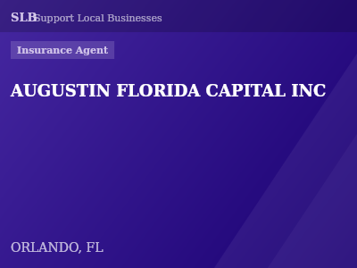 AUGUSTIN FLORIDA CAPITAL INC — Insurance Agent in ORLANDO, FL