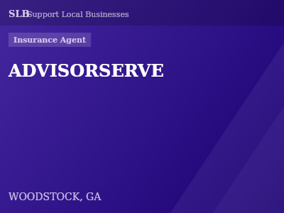 ADVISORSERVE — Insurance Agent in WOODSTOCK, GA