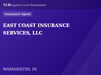 EAST COAST INSURANCE SERVICES, LLC — Insurance Agent in WARMINSTER, PA