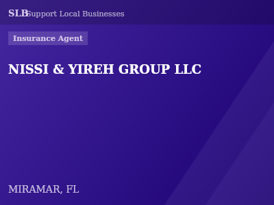 NISSI & YIREH GROUP LLC — Insurance Agent in MIRAMAR, FL