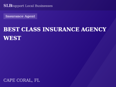 BEST CLASS INSURANCE AGENCY WEST — Insurance Agent in CAPE CORAL, FL