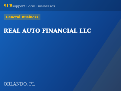 REAL AUTO FINANCIAL LLC — General Business in ORLANDO, FL