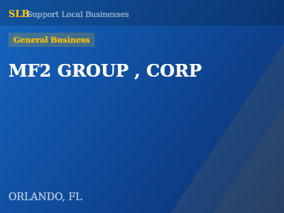MF2 GROUP , CORP — General Business in ORLANDO, FL