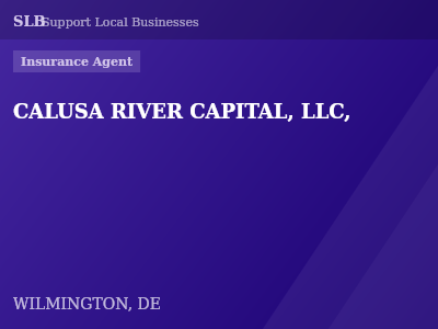 CALUSA RIVER CAPITAL, LLC, — Insurance Agent in WILMINGTON, DE