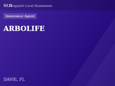 ARBOLIFE — Insurance Agent in DAVIE, FL