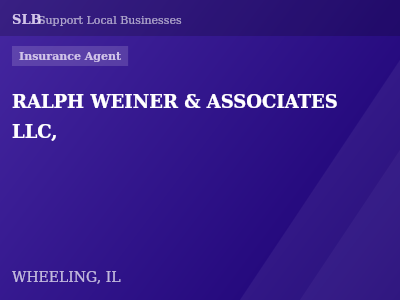 RALPH WEINER & ASSOCIATES LLC, — Insurance Agent in WHEELING, IL
