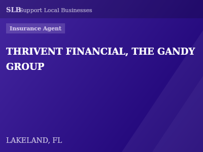 THRIVENT FINANCIAL, THE GANDY GROUP — Insurance Agent in LAKELAND, FL