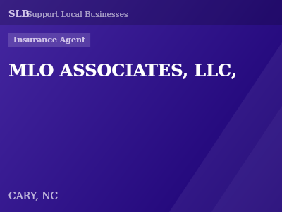MLO ASSOCIATES, LLC, — Insurance Agent in CARY, NC