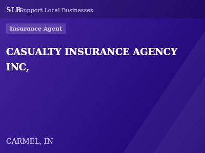 CASUALTY INSURANCE AGENCY INC, — Insurance Agent in CARMEL, IN