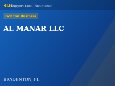 AL MANAR LLC — General Business in BRADENTON, FL