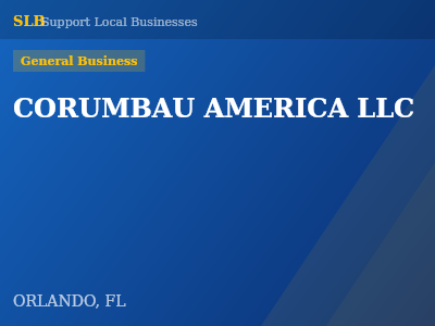 CORUMBAU AMERICA LLC — General Business in ORLANDO, FL