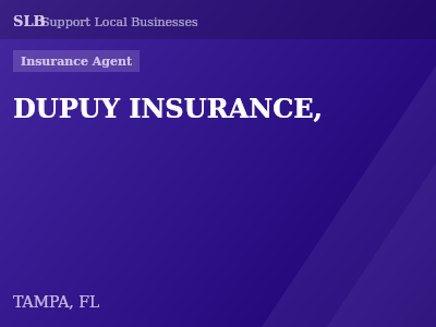 DUPUY INSURANCE, — Insurance Agent in TAMPA, FL