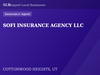 SOFI INSURANCE AGENCY LLC — Insurance Agent in COTTONWOOD HEIGHTS, UT