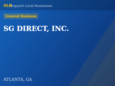 SG DIRECT, INC. — General Business in ATLANTA, GA