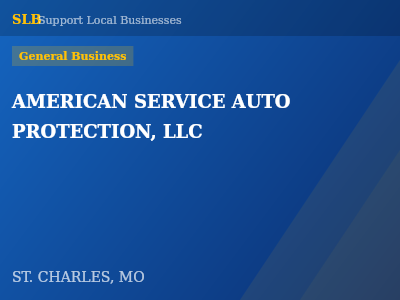 AMERICAN SERVICE AUTO PROTECTION, LLC — General Business in ST. CHARLES, MO