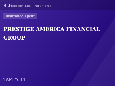 PRESTIGE AMERICA FINANCIAL GROUP — Insurance Agent in TAMPA, FL