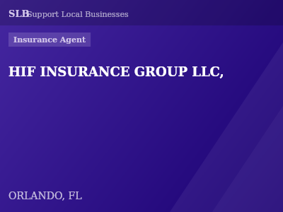 HIF INSURANCE GROUP LLC, — Insurance Agent in ORLANDO, FL