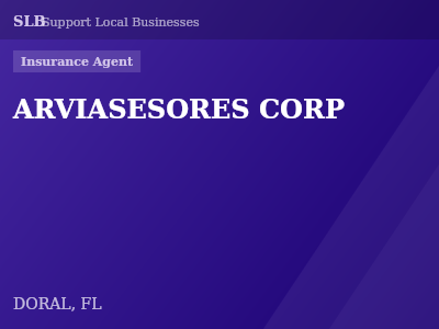 ARVIASESORES CORP — Insurance Agent in DORAL, FL