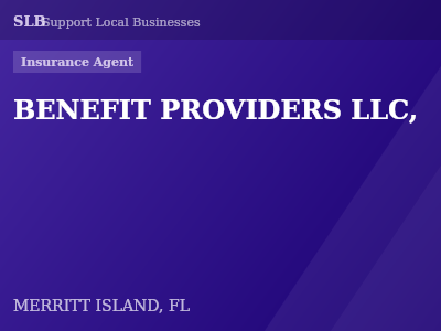 BENEFIT PROVIDERS LLC, — Insurance Agent in MERRITT ISLAND, FL