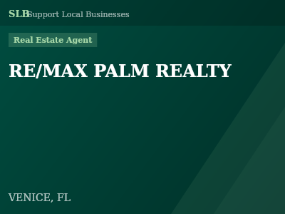 RE/MAX PALM REALTY — Real Estate Agent in VENICE, FL