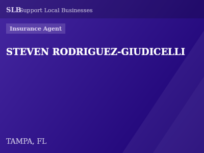 STEVEN RODRIGUEZ-GIUDICELLI — Insurance Agent in TAMPA, FL