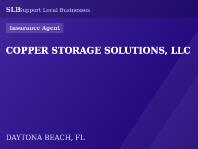 COPPER STORAGE SOLUTIONS, LLC — Insurance Agent in DAYTONA BEACH, FL