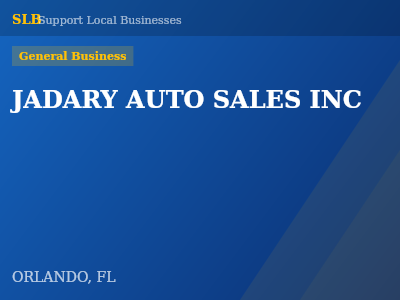 JADARY AUTO SALES INC — General Business in ORLANDO, FL