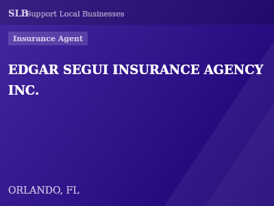 EDGAR SEGUI INSURANCE AGENCY INC. — Insurance Agent in ORLANDO, FL
