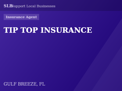 TIP TOP INSURANCE — Insurance Agent in GULF BREEZE, FL