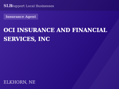 OCI INSURANCE AND FINANCIAL SERVICES, INC — Insurance Agent in ELKHORN, NE