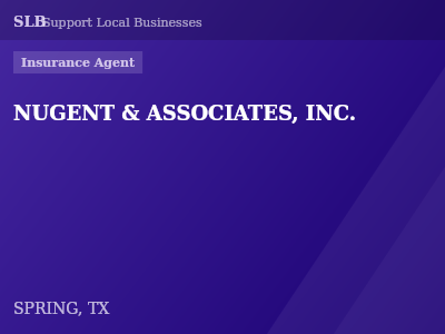 NUGENT & ASSOCIATES, INC. — Insurance Agent in SPRING, TX