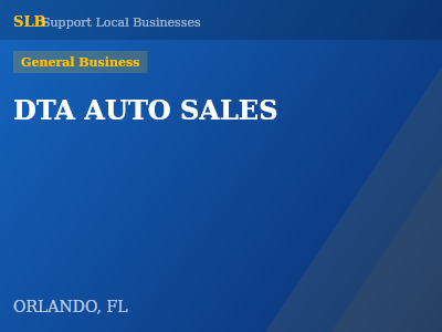DTA AUTO SALES — General Business in ORLANDO, FL
