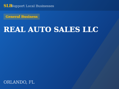 REAL AUTO SALES LLC — General Business in ORLANDO, FL