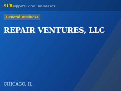 REPAIR VENTURES, LLC — General Business in CHICAGO, IL