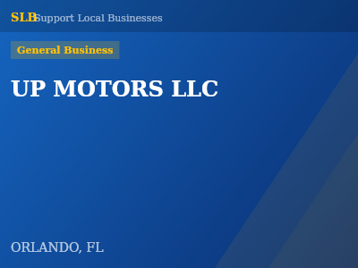 UP MOTORS LLC — General Business in ORLANDO, FL