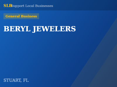 BERYL JEWELERS — General Business in STUART, FL