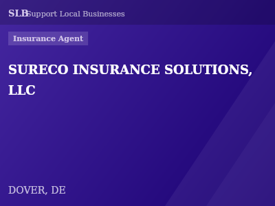 SURECO INSURANCE SOLUTIONS, LLC — Insurance Agent in DOVER, DE
