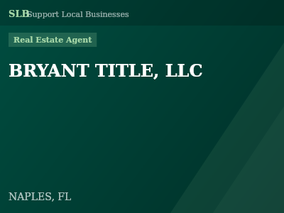 BRYANT TITLE, LLC — Real Estate Agent in NAPLES, FL