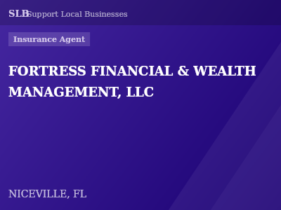 FORTRESS FINANCIAL & WEALTH MANAGEMENT, LLC — Insurance Agent in NICEVILLE, FL